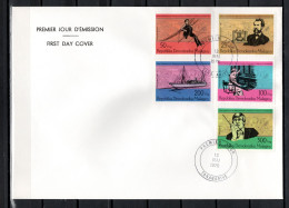 Malagasy - Madagascar 1976 Space, Telephone Centenary Set Of 5 + S/s On 2 FDC - Africa