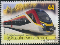 Makedonien 752 (kompl.Ausg.) Postfrisch 2016 Zug - Macedonie