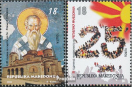 Makedonien 749,773 (kompl.Ausg.) Postfrisch 2016 Kliment Von Ohrid, Unabhängigkeit - Macedonie