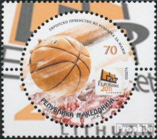 Makedonien 601 (kompl.Ausg.) Postfrisch 2011 Basketball EM - Makedonien