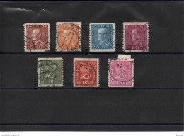 SUEDE 1929 Yvert 211-213 + 216-217 + 220-221 Oblitéré, Used Cote : 4,85 Euros - Used Stamps