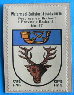 Brabant N017 Watermael-Boitsfort Watermaal-Bosvoorde Timbre Vignette 1930 Café Hag Armoiries Blason écu TBE - Thee & Koffie