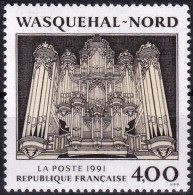 Timbre-Poste Gommé Dentelé Neuf** - Série Touristique ORGUE DE WASQUEHAL - NORD - N° 2706 (Yvert) - France 1991 - Ungebraucht