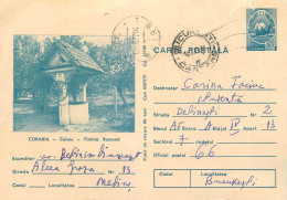 Postal Stationery Postcard Romania Corabia Celeiu Fantana Romana - Romania