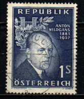 AUSTRIA - 1957 - ANTON WIDGANS - POETA - USATO - Used Stamps