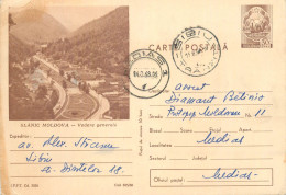 Postal Stationery Postcard Romania Slanic Moldova - Romania