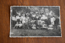 F2005 Photo Romania Group Of People And Children School - Photographie