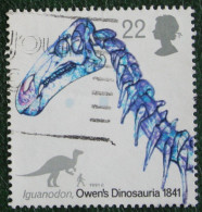 Owen's Dinosauria Dinosaurs Dinosaures Mi 1350 1991 Used Gebruikt Oblitere ENGLAND GRANDE-BRETAGNE GB GREAT BRITAIN - Gebraucht