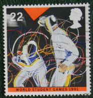 WORLD STUDENT GAMES Sport (Mi 1341) 1991 Used Gebruikt Oblitere ENGLAND GRANDE-BRETAGNE GB GREAT BRITAIN - Oblitérés