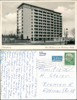 Ansichtskarte Braunschweig  Hochhaus Hamburger Straße 1954 Gel. Notopfer Berlin - Braunschweig