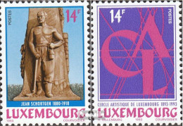 Luxemburg 1327-1328 (kompl.Ausg.) Postfrisch 1993 Jahresereignisse - Ongebruikt