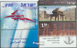Israel 1852,1859 Mit Tab (kompl.Ausg.) Postfrisch 2006 Postgesellschaft, Gedenktag - Ungebraucht (mit Tabs)