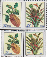 USA 2806-2809 (kompl.Ausg.) Postfrisch 1997 Freimarken: Blumen - Ungebraucht