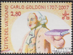 Vatikanstadt 1582 (kompl.Ausg.) Postfrisch 2007 Carlo Goldoni - Nuevos