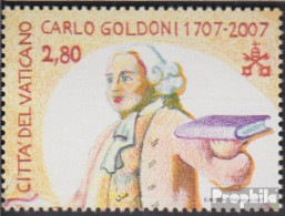 Vatikanstadt 1582 (kompl.Ausg.) Postfrisch 2007 Carlo Goldoni - Unused Stamps