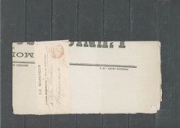 FRANCE - PARIS -CàD ROUGE JOURNAUX PARIS /PP34 DU 30 MARS 81 SUR BANDE -LE MONITEUR /L'UNION COMMERCIALE ENTOURANT LE JO - Giornali