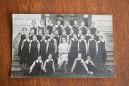 F2010 Photo Romania Group Of Students School Girls Scoala Eleve 1920-1930 - Fotografía