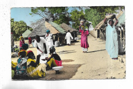 L' AFRIQUE EN COULEURS - Village Africain. Timbre De 25 F De L' Afrique Equatoriale Française - Gabón