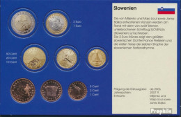 Slowenien SLO1- 3 2010 Stgl./unzirkuliert 2010 Kursmünze 1, 2 Und 5 Cent - Slovenië