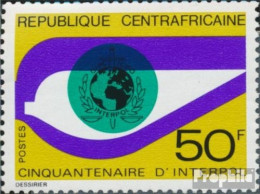 Zentralafrikanische Republik 344 (kompl.Ausg.) Postfrisch 1973 50 Jahre Interpol - Repubblica Centroafricana