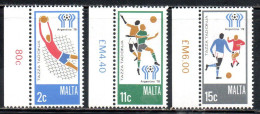 MALTA 1978 WORLD CUP SOCCER CHAMPIONSHIP CAMPIONATO MONDIALE DI CALCIO ARGENTINA COMPLETE SET SERIE COMPLETA MNH - Malta