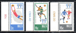 MALTA 1978 WORLD CUP SOCCER CHAMPIONSHIP CAMPIONATO MONDIALE DI CALCIO ARGENTINA COMPLETE SET SERIE COMPLETA MNH - Malte