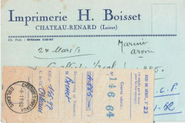 Chateaurenard * Imprimerie H. BOISSET * CPA Publicitaire Ancienne - Autres & Non Classés