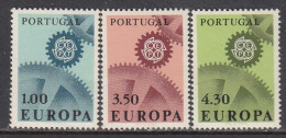 Portugal 1967 - EUROPA-CEPT, Mi-Nr. 1026/28, MNH** - Unused Stamps