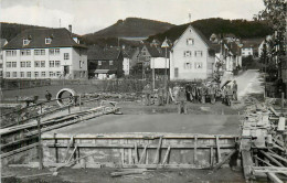 CARTE PHOTO (Rosen à Taifingen-Ebingen) - Construction D'un Pont Carte à Situer, Est France, Allemagne ? - A Identifier