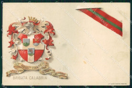 Militari Reggimentali 59º Reggimento Fanteria Brigata Calabria Cartolina XF5140 - Regimente