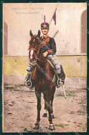 Militari Esercito Italiano Uniforme Cavalleggeri Cartolina XF2862 - Regimente