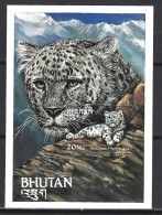 BHOUTAN. BF 98 De 1984. Panthère Des Neiges. - Big Cats (cats Of Prey)