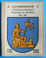Brabant N066 Huyssinghen Huizingen Timbre Vignette 1930 Café Hag Armoiries Blason écu TBE - Tee & Kaffee