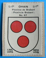 Brabant N067 Ohain Timbre Vignette 1930 Café Hag Armoiries Blason écu TBE - Tee & Kaffee