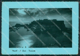 Napoli Santa Lucia PIEGA Foto FG Cartolina KB4104 - Napoli (Naples)