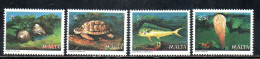 MALTA 1979 SEA FAUNA MARINA MARINE LIFE COMPLETE SET SERIE COMPLETA MNH - Malta