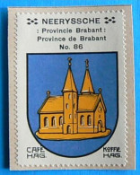 Brabant N086 Neeryssche Neerijse Huldenberg Timbre Vignette 1930 Café Hag Armoiries Blason écu TBE - Tea & Coffee Manufacturers