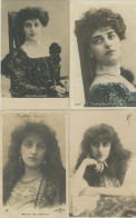 Actress Wanda Marie Emilie Rutkowska De Boncza 4 Cards. Nadar - Pologne