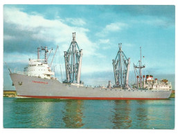 Cargo Vessel M/S TREUENFELS - DEUTSCHE DAMPFSCHIFFFAHRTS Shipping Company - - Handel