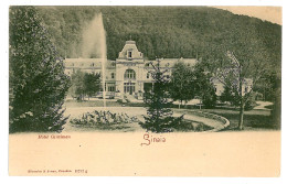 RO 79 - 1813 SINAIA, Hotelul CARAIMANand Fountain, Romania, - Old Postcard - Used - Romania