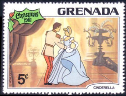 460 Grenada Disney Cinderella Cendrillon Danse Bal Ballroom Dance Costumes MNH ** Neuf SC (GRE-123b) - Disfraces