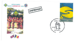 SC 50 - 1255 Scout ROMANIA, Special Stamp - Cover - Used - 2000 - Covers & Documents