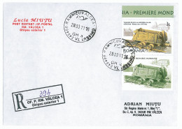 NCP 24 - 394-a HAND TRUCK, Romania - Registered, Stamp With Vignette - 2011 - Andere (Aarde)