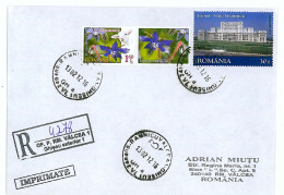 NCP 24 - 4278-a Flowers & BILLY GOAT, Romania - Registered, Stamp With Vignette - 2012 - Otros & Sin Clasificación