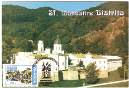 MAX 33 - 167 BISTRITA Monastery, Romania - Maximum Card - 1999 - Autres & Non Classés