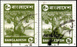 1976 - BANGLADESH - ARBOL DE JACA - YVERT 64,S12 - Bangladesch