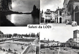 SALUTI DA LODI (MILANO) VEDUTINE - VG FG - C0322 - Lodi