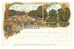 BEL 2 - 17030 BRUXELLES, Litho, Belgium - Old Postcard - Used - Avenidas, Bulevares