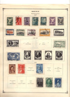 Grece -  Sites -  - Roi   Art Anique - Obliteres - Quelques Neufs* - 3 Pages -  39  Timbres - Usati