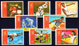 Guinea Equat. 1980, Olympic Games In Moscow, Boxing, Judo, Atlethic, Fency, 8val - Äquatorial-Guinea